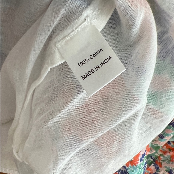 Banjanan Floral Smocked V-Neck Maxi Dress - Coral, Purple, Mint. NWT for Spring! - Picture 10 of 11